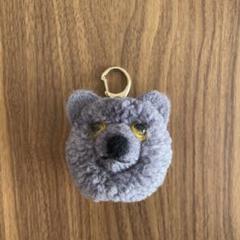 クマの顔 キーホルダー