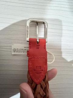 ホワイトハウスコックス メッシュベルト レッド 幅32m サイズ32 未使用 WHITEHOUSE COX - ホワイトハウスコックス 32mm メッシュベルト