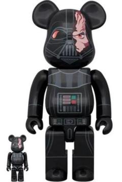 完売品　ベアブリック　ダースベイダー　100％ & 400%のサムネイル