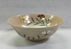 茶道具 茶碗 丸紋 四季草花 中村華峰 新品未使用 dab2b2a3d4239cf51b969992abf701