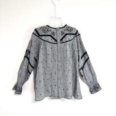 美品kazumi×SamansaMos2ストール付レースブラウス(ストールなし)