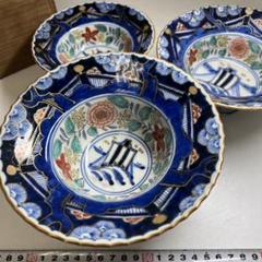古伊万里　染錦蓋物　木箱付　身直径27.5㎝　東Y7-0403③タトチ 古伊万里】 染錦金彩草花文四寸皿 5客 明治時代 16785 | すべて