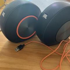 JBL USBスピーカー ブラック/オレンジ