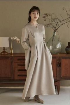 ワンピース acka arm slit one-piece (beige) Acka arm slit one-piece（arm slit one-piece acka｜レディース）