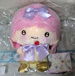 【新品】いちご新聞50周年BIGぬいぐるみ　キキララ　リトルツインスターズ　ララ