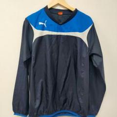 PUMA ピステ・ウィンドブレーカー Mサイズ ネイビー/ブルー 600