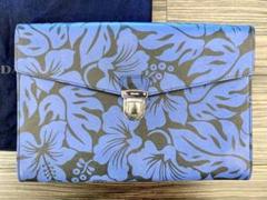 PRADA(プラダ)メンズクラッチバッグ ハイビスカス柄 夏物