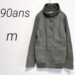 90ans レディース オリーブグリーン ミリタリージャケット M