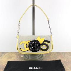 CHANEL シャネルNO5カメリアデザインセミショルダーバッグ