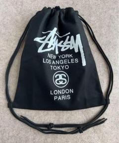 新品 STUSSY ステューシー ナップサック リュック ブラック
