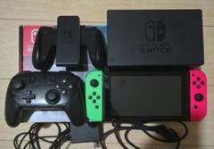 任天堂Switch 箱付き プロコン　ジャンク品 ジャンク】Nintendo Switch 旧型 本体＋Proコンセット｜Yahoo