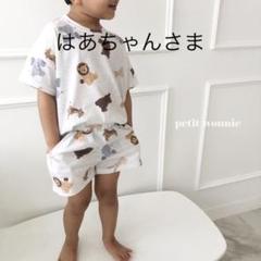 韓国子供服 petit wonnie zoo room wear