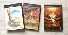 【ゲーム】PS2 ラグナキ王国、ラクガキ王国2、ブラボーミュージック3本セット