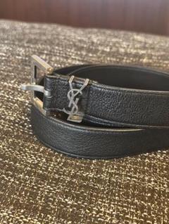 SAINT LAURENT サンローラン レザーベルト ベージュ 2025年最新】SAINT LAURENT PARIS メンズ ベルトの人気アイテム