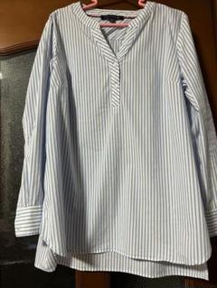 【used】トミーヒルフィガー　スキッパーシャツ　ボーダー　長袖　チュニックのサムネイル