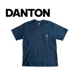 DANTON ダントン　メンズ　ブラック Tシャツ M