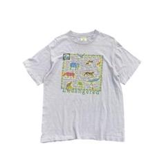 7SM4【SOF TEE】90sアニマルプリントTシャツ　シングルステッチUSA