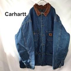 カーハート USA製 カバーオール チョアコート 44 【レア・デカC