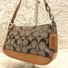 COACH コーチ ワンショルダーバッグ ポーチ シグネチャー 赤 6094