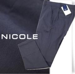NICOLE ネイビー ストレッチスラックス 新品タグ付き