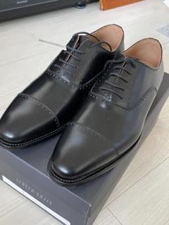 HIROKAWA SCOTCH GRAIN 黒レザーシューズ SCOTCH GRAIN HIROKAWA ブラックレザーシューズ