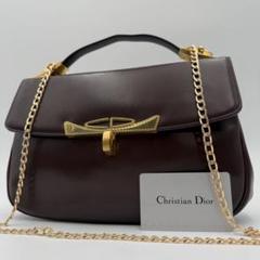 高級 クリスチャンディオール CD ロゴ 2way チェーン ショルダーバッグ