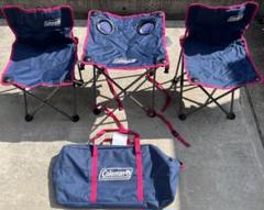 Coleman クラッシックチェア 青とピンク 2脚セット 全商品オープニング価格！ Coleman クラッシックチェア 青と
