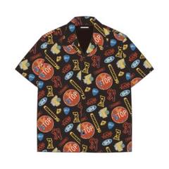 【優里グッズ・シャツ】Patterned Open Collar Shirt