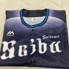 埼玉西武ライオンズ　岡田雅利　ビジターユニフォーム　XLサイズ　未使用 埼玉西武ライオンズ 岡田雅利 ビジターユニフォーム XLサイズ 未