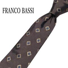 新品1.8万 フランコバッシ ペイズリー 小紋柄 FRANCO BASSI 茶 新品1.8万 フランコバッシ ペイズリー 小紋柄 FRANCO BASSI
