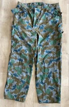 完品NVA 東ドイツ ブルメンターンカモ スナイパーパンツ デッド