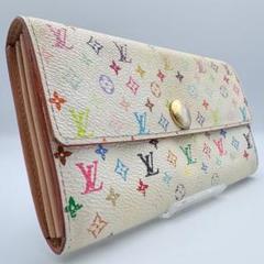ルイヴィトン　モノグラム　マルチカラー　ダブルホック　折財布 Louis Vuitton モノグラム・マルチカラー 折り財布