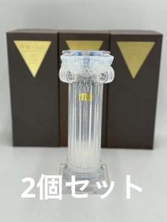 お箱あり、お箱無し2個セットオパールセント　カメイクリスタル　フラワーベース お箱あり、お箱無し2個セットオパールセント カメイクリスタル