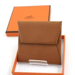 ✨新品未使用・箱付✨　HERMES コインケース　小銭入れ　バスティア　刻印あり