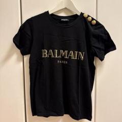 訳あり　バルマン Tシャツ　黒ゴールド文字　サイズ34