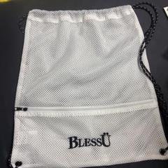 BlessU メッシュナップザック 白　ナップサック　ブレスユー Amazon.co.jp: blessu ブレスユー ナップサック グレー