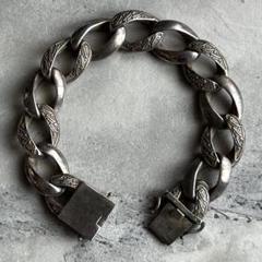 VINTAGE ヴィンテージ シルバー MEX ツートン チェーン ブレスレット