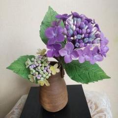 クレイフラワー 紫陽花(ピンク) little.t様♡専用 a7677cd0fb500fe5cd824eed10c847