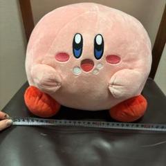 星のカービィ カービィのグルメフェス　まんまるカービィBIGぬいぐるみ　タグ付き