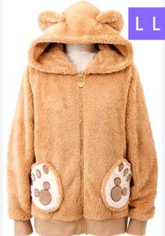 Amazon.co.jp: ダッフィー パーカー【Ｌ】 買い物袋付き ダッフィー＆フレンズ 秋冬のパークにピッタリ ふわふわ 身につけグッズ  『東京ディズニーシー限定』 ディズニーグッズ お土産 : ファッション