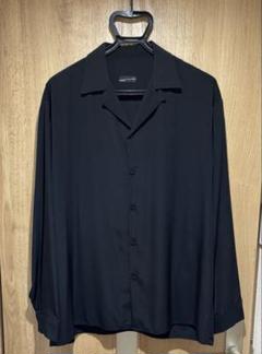 LAD MUSICIAN OPEN COLLAR SHIRT ブラック