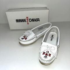 ミネトンカ モカシン サイズ6 美品箱付き】☆MINNETONKA☆ミネトンカ モカシン サイズ6 m137