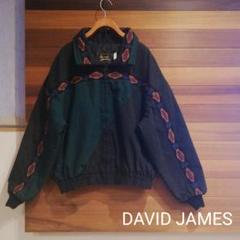 ◇人気完売商品◇DAVID JAMES ネイティブ柄 ワークブルゾン USA製
