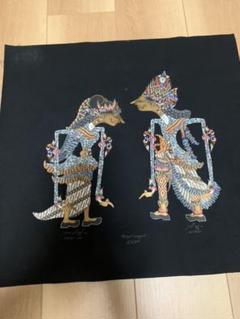 インドネシア ワヤン 絵画 金彩画 インドネシア ワヤン 絵画 金彩画 - メルカリ