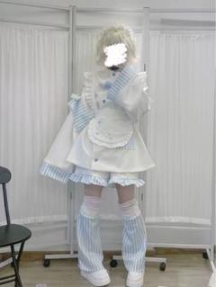 リズリサ　ストロベリージャム　ワンピース　アマベル エプロン　セット リズリサ ストロベリージャム ワンピース アマベル エプロン