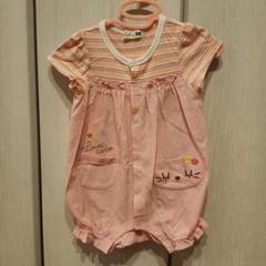 可愛いピンクのロンパース 70cm未満