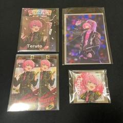 すとふぇす 騎士X てるとくん グッズ コレカ 缶バ ブロマイド ステッカー