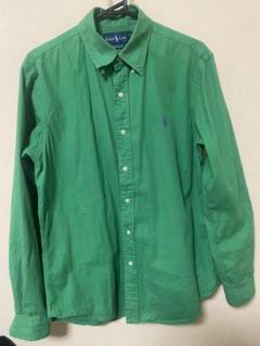 Ralph Lauren緑シャツカスタムフィットM