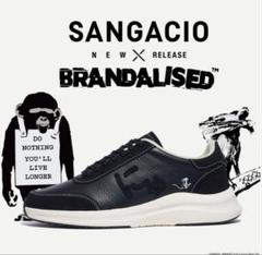 サンガッチョ スニーカー にゅ バンクシー コラボ♪ 本革 スエード 新品未使用 楽天市場】Sangacio サンガッチョ 【新品】MOM バンクシーコラボ