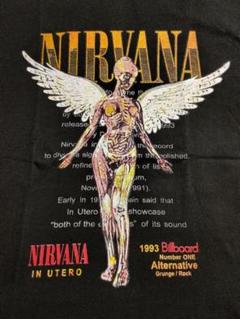 ⭐️未使用品NIRVANA IN UTERO Ｌ/Ｓ TEE☆ NIRVANA s/s in utero tee l Kurt Cobain - メルカリ